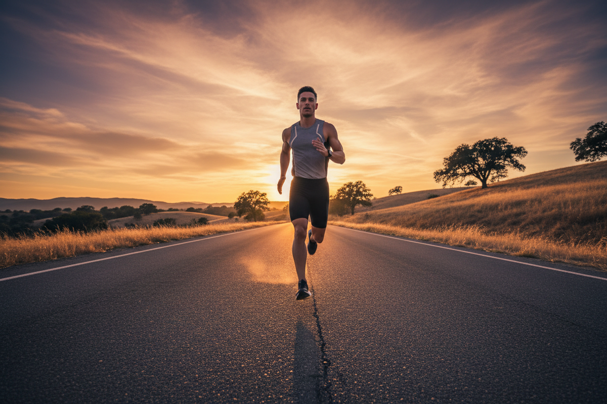 CurMile Hero — Runner on Open Road